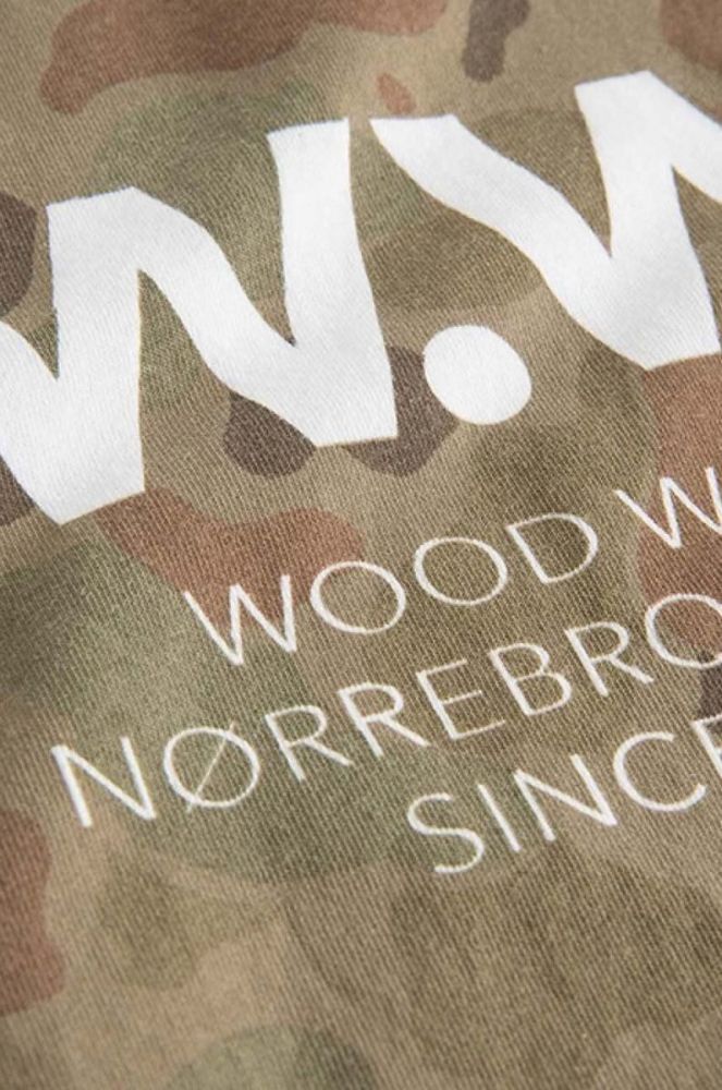 Бавовняна футболка Wood Wood WW Square колір білий з принтом 11935720.2334-BRIGHTW фото 5