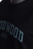 Бавовняна футболка Wood Wood Bobby IVY T-shirt колір чорний з принтом 12135703.2489-GREYMEL