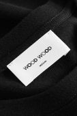 Бавовняна футболка Wood Wood Sami Lightening T-shirt колір чорний з принтом 12135713.2491-BLACK