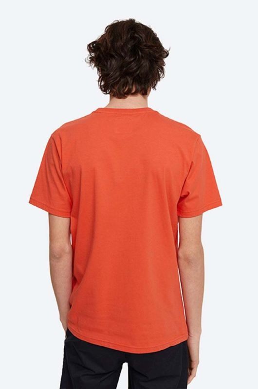 Бавовняна футболка Wood Wood Boris x Fila колір помаранчевий з принтом 688383.B026-ORANGE фото 2