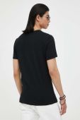 Бавовняна футболка American Vintage колір чорний меланж (3321544)