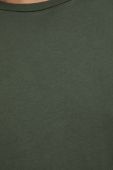 Бавовняна футболка American Vintage колір зелений однотонний (3321552)
