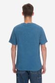 Бавовняна футболка Wood Wood візерунок 12312507.2491-DARKBLUE колір блакитний