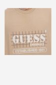 Футболка Guess Washed Grid Logo Tee чоловіча колір бежевий з принтом M3GI31.K9XF3-F13Q