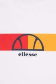 Бавовняна футболка Ellesse колір білий з принтом SHR17633-WHITE