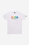 Бавовняна футболка Ellesse колір білий з принтом SHR17634-WHITE