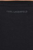 Футболка Karl Lagerfeld чоловічий колір чорний однотонний (3577263)