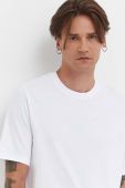 Бавовняна футболка Samsoe Samsoe колір білий однотонний (3465515)