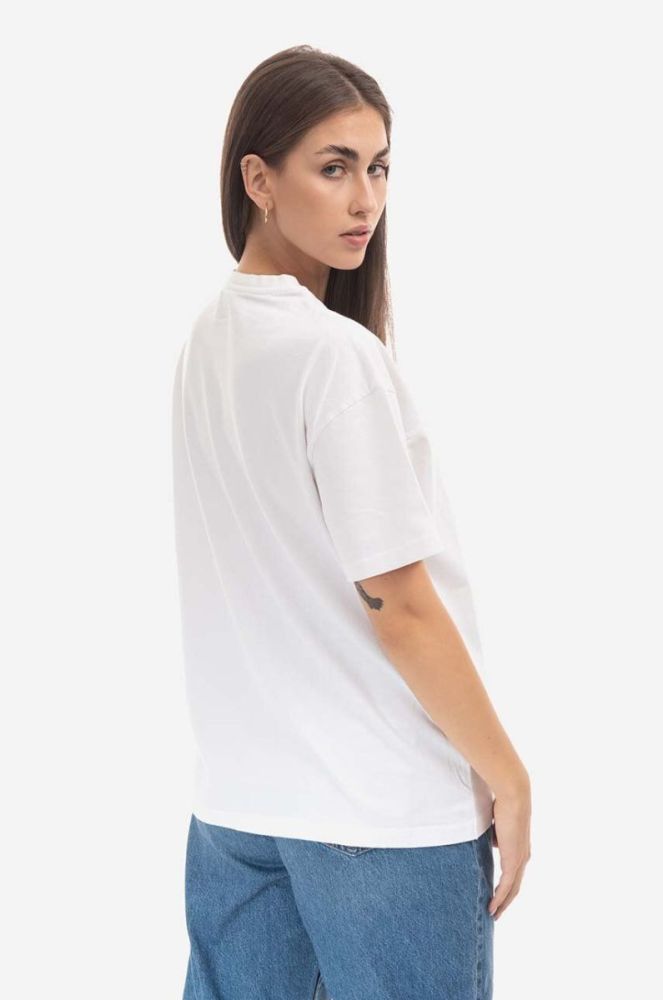 Бавовняна футболка Guess колір білий візерунок M2BI06.KBB50-G046 фото 9