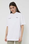 Бавовняна футболка Preach колір білий однотонна (3281661)