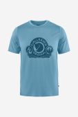 Футболка Fjallraven з принтом F84117.543-543 колір блакитний