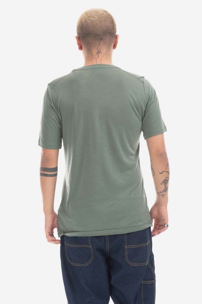 Футболка Fjallraven колір зелений з принтом F84117.614-614 фото 3