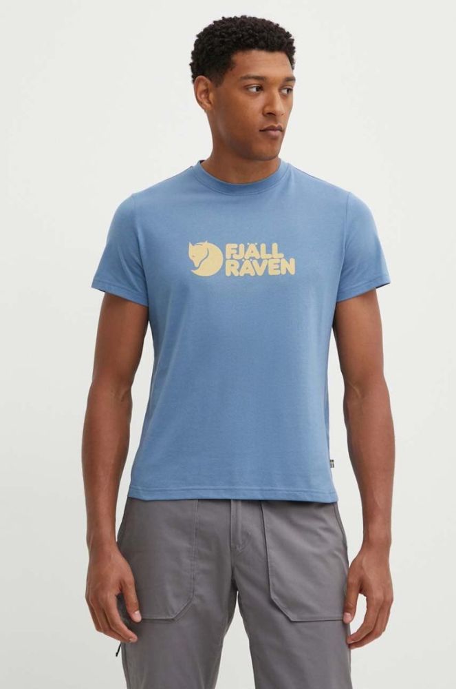 Футболка Fjallraven з принтом F87146.543-543 колір блакитний фото 2
