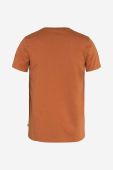Бавовняна футболка Fjallraven колір помаранчевий з принтом F87220.243-243