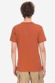 Бавовняна футболка Fjallraven колір помаранчевий з принтом F87220.243-243
