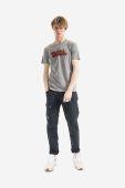 Футболка Fjallraven колір сірий з принтом F87310.051-51