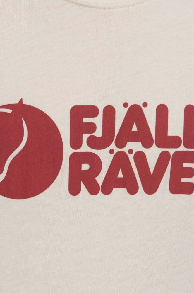 Футболка Fjallraven колір бежевий з принтом F87310.113-113 фото 2
