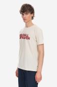 Футболка Fjallraven колір бежевий з принтом F87310.113-113
