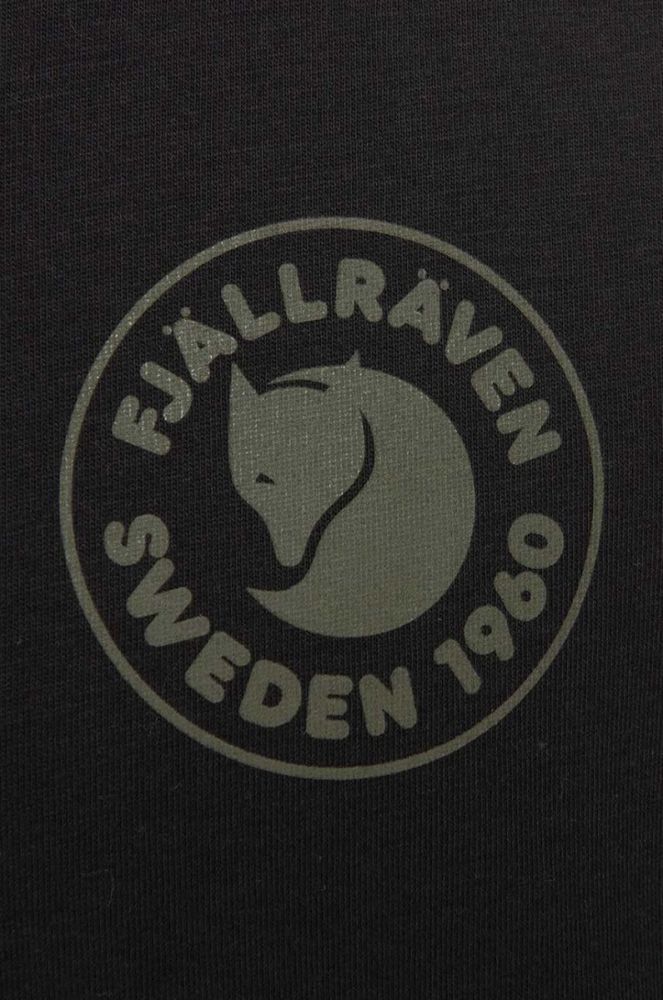 Футболка Fjallraven 1960 Logo колір чорний з аплікацією F87313.550-550 фото 7