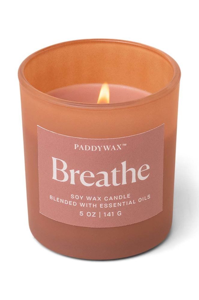 Paddywax Ароматична соєва свічка Breathe 141 g колір барвистий