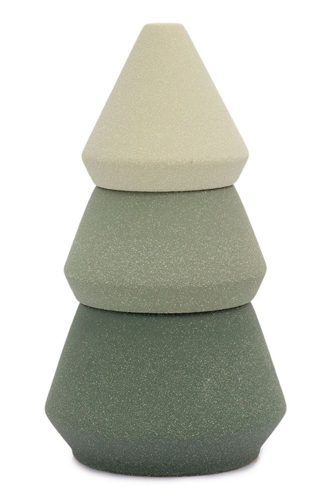 Paddywax Набір соєвих свічок з підставкою для пахощів Cypress & Fir 297 g + 155 g колір білий