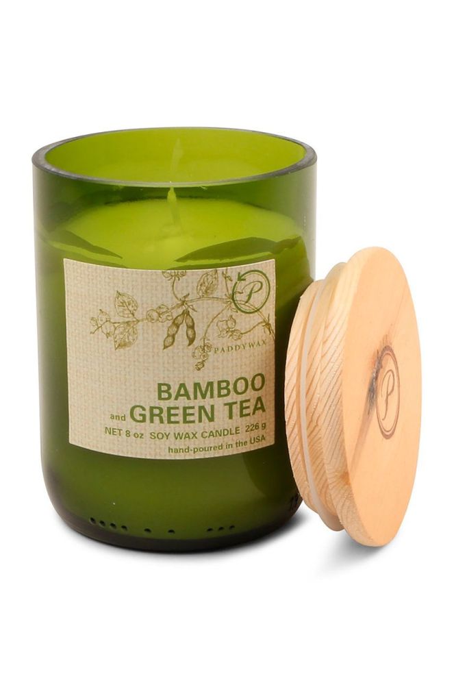 Paddywax Ароматична соєва свічка Bamboo & Green Tea 226 g колір барвистий
