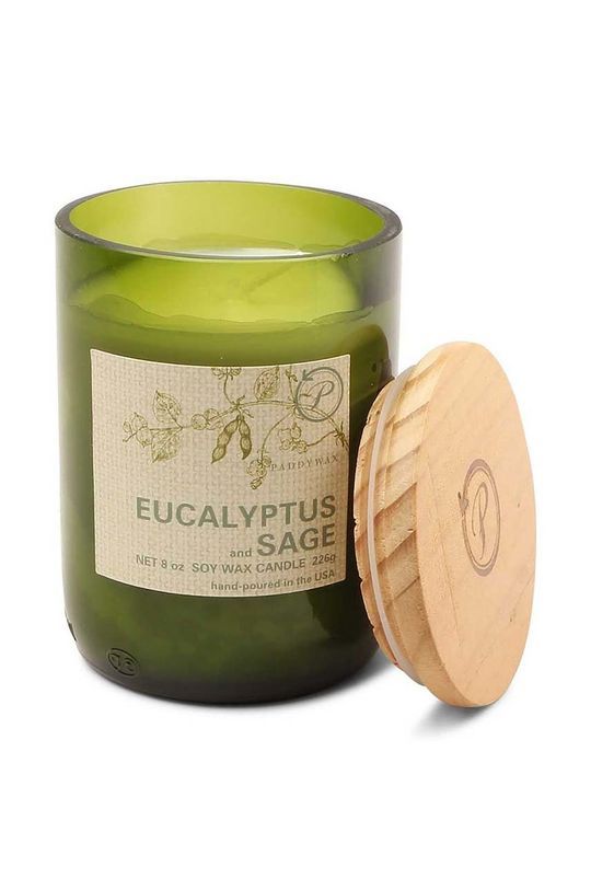 Ароматична соєва свічка Paddywax Eucalyptus & Sage 226g колір барвистий