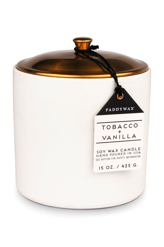 Paddywax Ароматична соєва свічка Tobacco & Vanilla 425 g колір барвистий