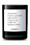 Candly Ароматична соєва свічка Sometimes I want a quiet life колір чорний