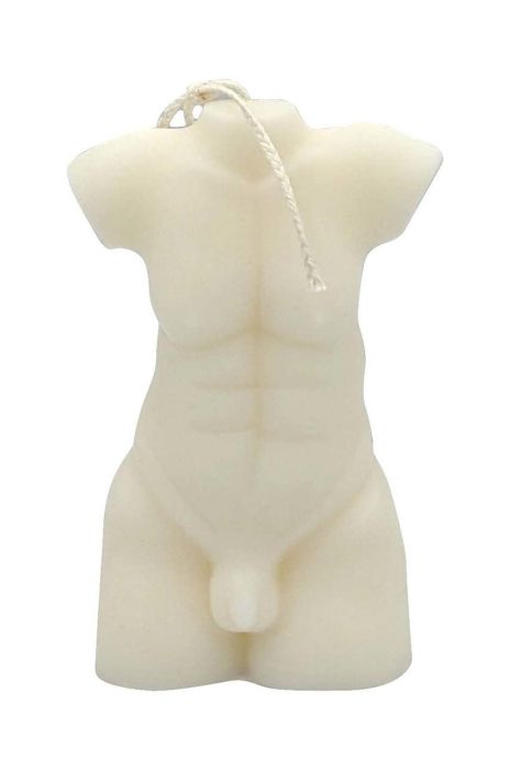 Соєва свічка Bella Bulba Torso колір білий