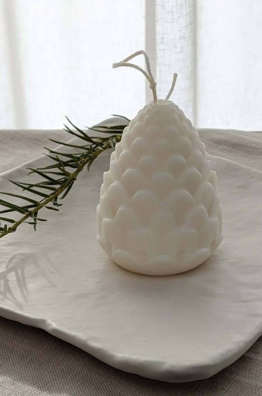 Соєва свічка Bella Bulba Christmas Pine колір білий фото 2