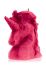 Свічка декоративна Candellana Unicorn Low-Poly колір рожевий