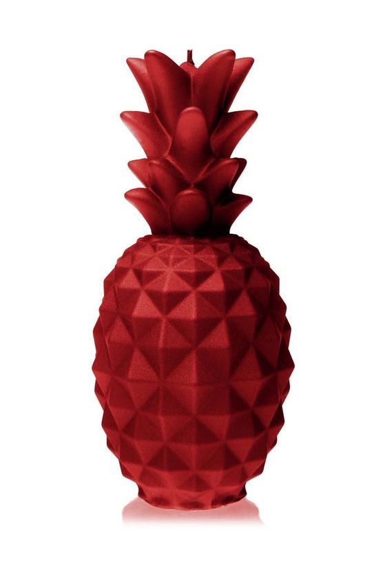 Свічка декоративна Candellana Pineapple Big колір червоний (2981625)