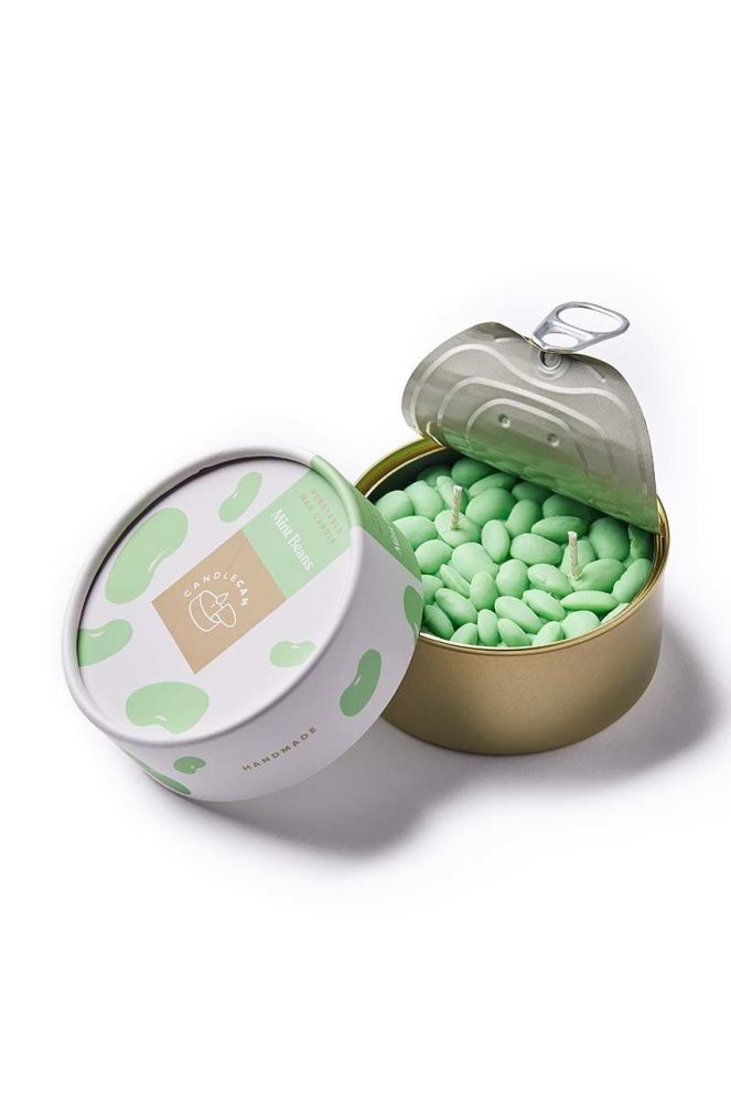 Ароматизована свічка CandleCan Mint Beans колір зелений