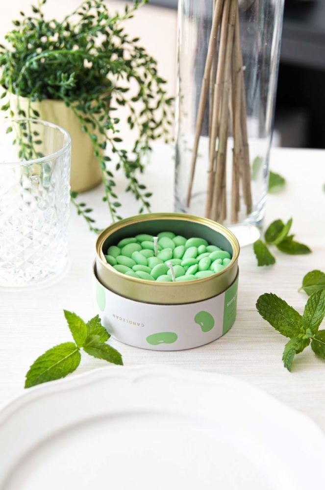Ароматизована свічка CandleCan Mint Beans колір зелений фото 5