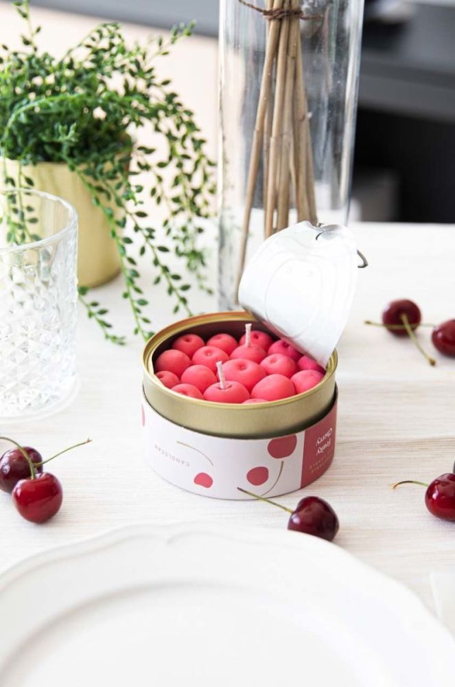 Ароматизована свічка CandleCan Fruity Cherry колір червоний фото 4