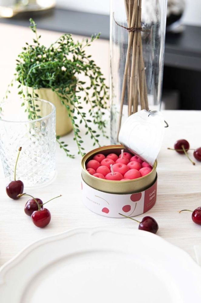 Ароматизована свічка CandleCan Fruity Cherry колір червоний фото 5