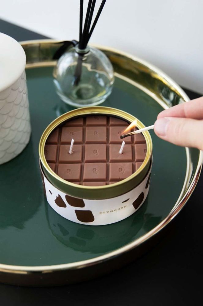 Ароматизована свічка CandleCan Chocolate Bar колір коричневий фото 4