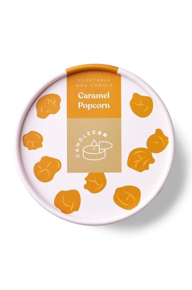 Ароматизована свічка CandleCan Caramel Popcorn колір білий фото 3