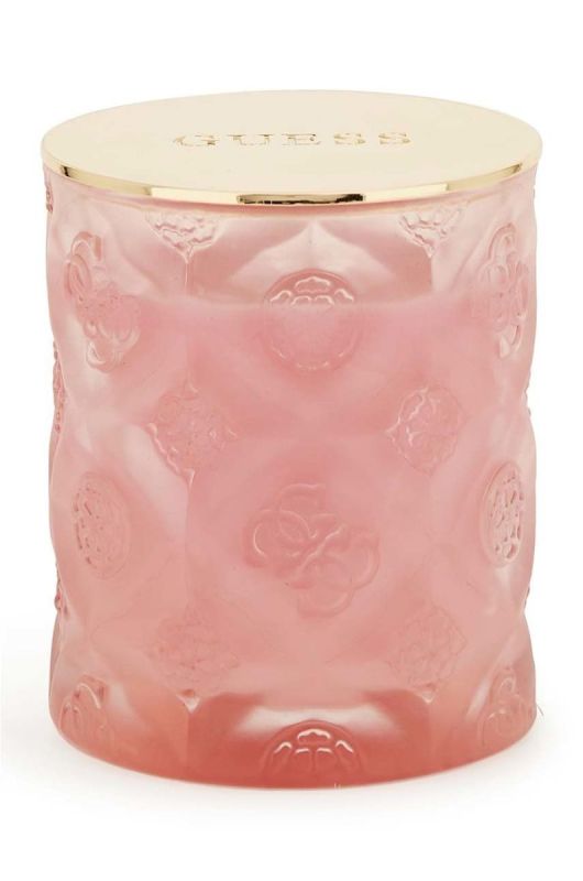 Ароматизована свічка Guess Peony Diamond Cut колір рожевий (2918877)