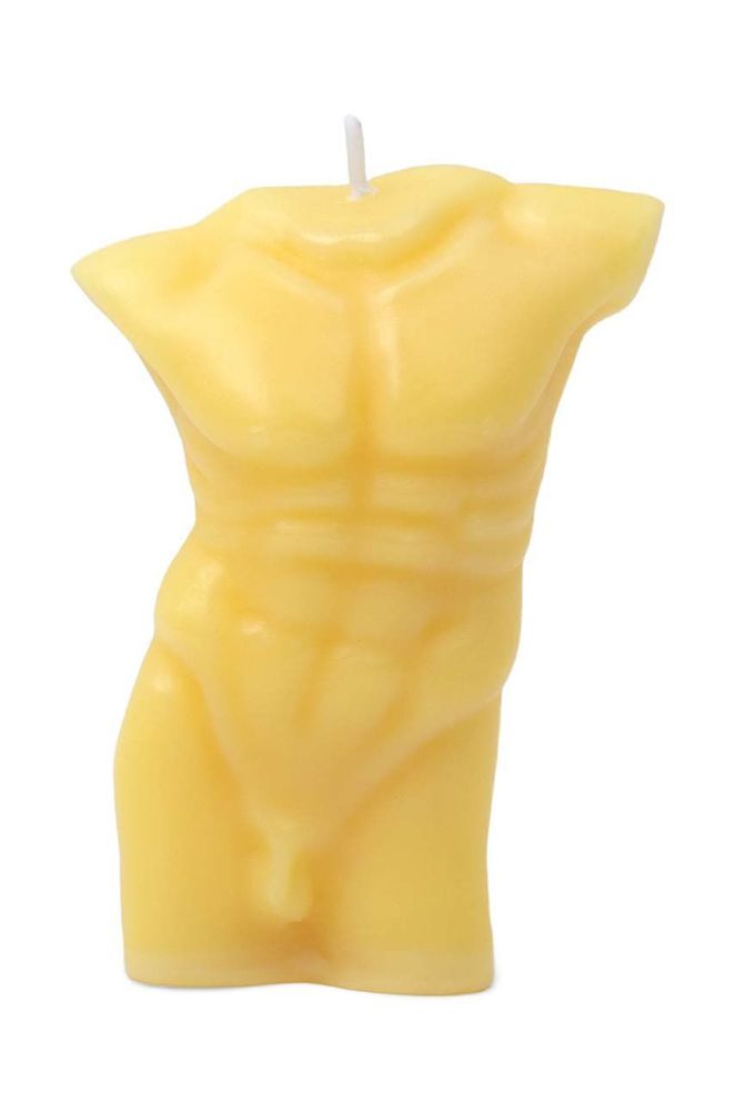 Свічка декоративна Helio Ferretti колір жовтий (2979035)
