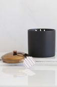 Ароматична соєва свічка Paddywax Bergamot & Mahogony 425 g колір чорний