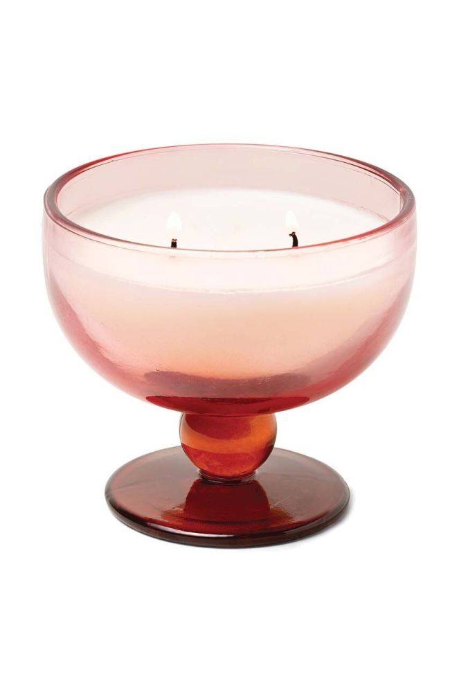 Ароматична соєва свічка Paddywax Saffron & Rose 170 g колір рожевий