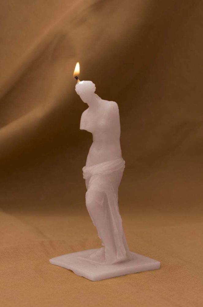 Декоративна свічка Really Nice Things Venus Candle колір рожевий (3240122) фото 3