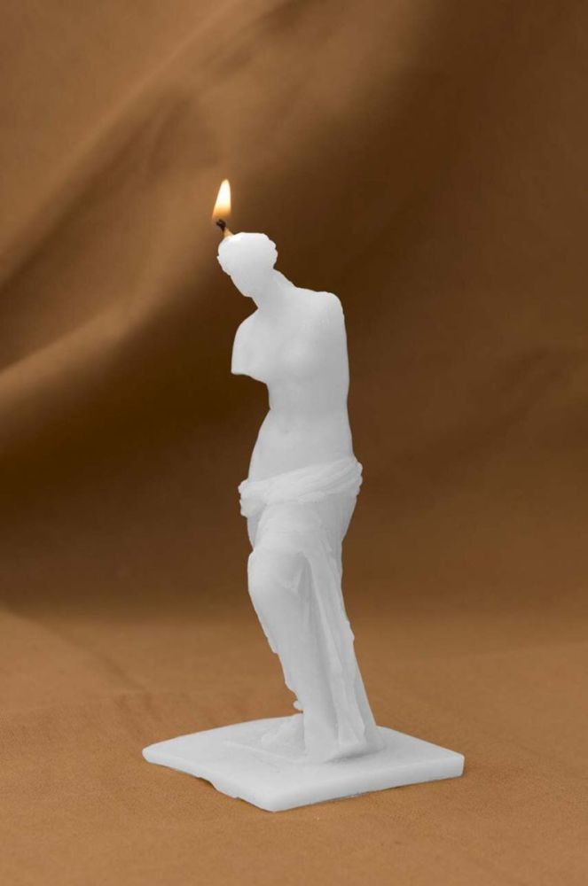 Декоративна свічка Really Nice Things Venus Candle колір білий (3240101) фото 3