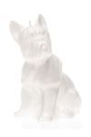Свічка декоративна Candellana Bulldog Classic колір білий (3255583)