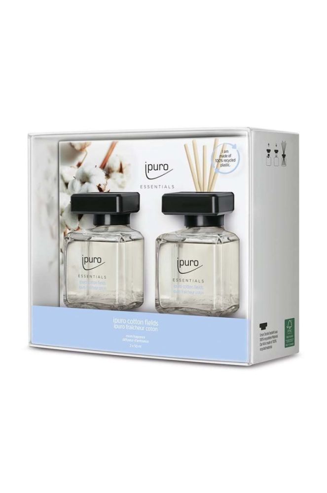 Набір аромадифузорів Ipuro Cotton Fields 2 x 50 ml 2-pack колір барвистий фото 2