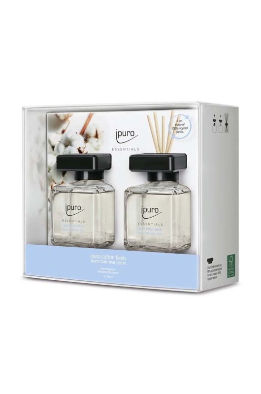 Набір аромадифузорів Ipuro Cotton Fields 2 x 50 ml 2-pack колір барвистий фото 2
