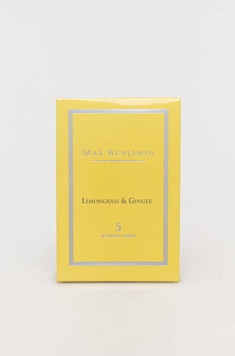 Набір ароматичних карток Max Benjamin Lemongrass & Ginger 5-pack колір жовтий