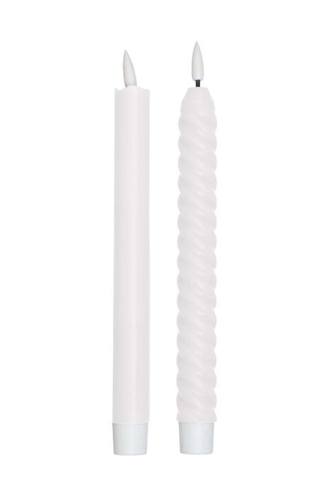 Свічка led Design Letters 2-pack колір білий (3673531)